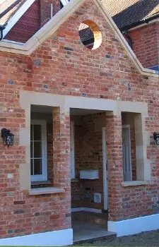 porch extension on residential home